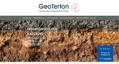Desktop Screenshot of geoterton.de