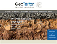 Tablet Screenshot of geoterton.de